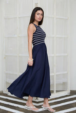 Striped maxi dress