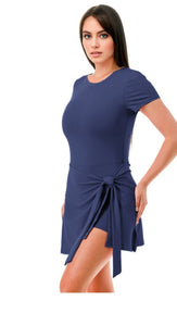 Tennis skort dress w/sleeve