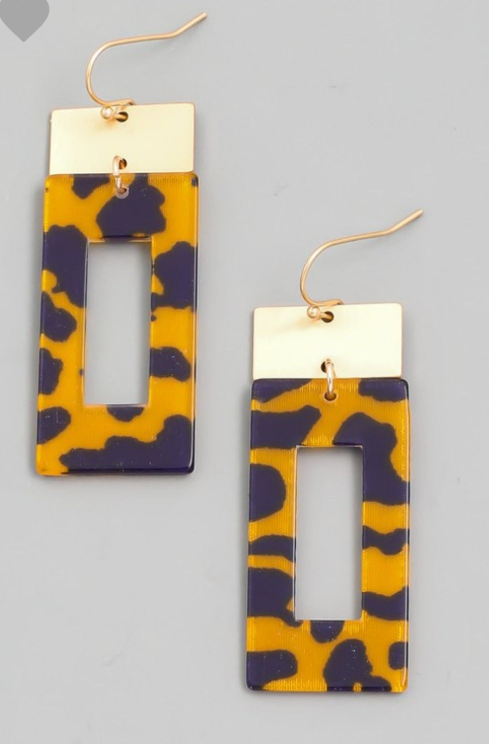 Leopard print Earring