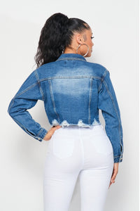 Crop Denim Jacket